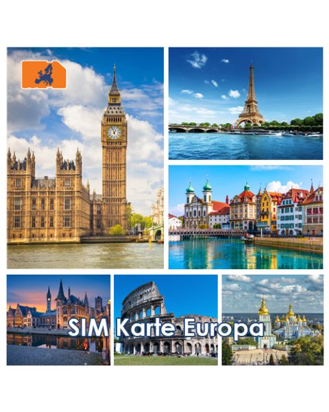 Daten-SIM-Karte Europa - 10GB