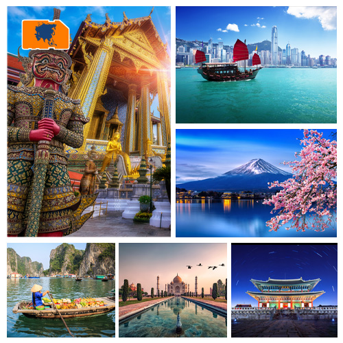 Daten-SIM-Karte Beste aus Asien 25 GB (30 Tage)