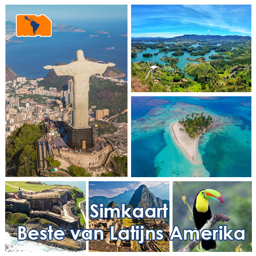 Daten-SIM-Karte Best of Latin America 25 GB (30 Tage)