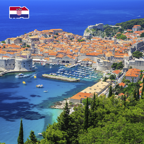 Daten-SIM-Karte Kroatien Unlimited (7 Tage)