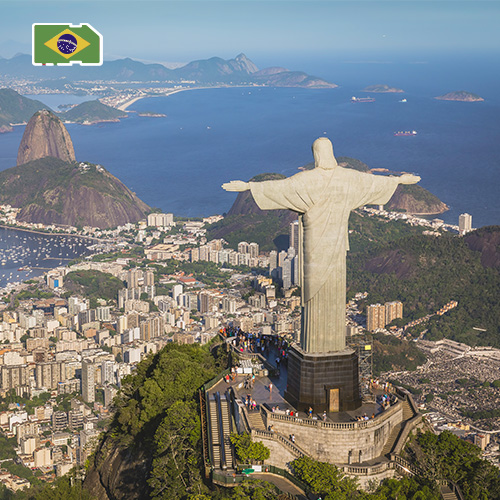 Daten-SIM-Karte Brasilien - 10 GB