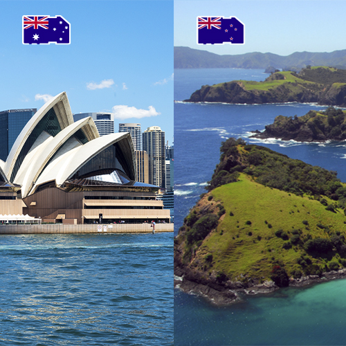 Daten-SIM-Karte Australien und Neuseeland 1 GB (7 Tage)