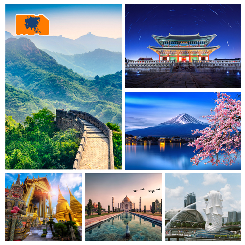 [WW_901O_STACK_ONEOFF_ASIA_10GB_30D] Daten-SIM-Karte Asien 10 GB (30 Tage)