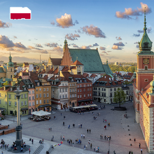[WW_901O_STACK_ONEOFF_POL_3GB_30D] Daten-SIM-Karte Polen 3 GB (30 Tage)