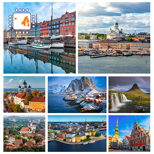 [WW_901O_STACK_ONEOFF_SCANDINAVIA_50GB_30D] eSIM Skandinavien & Baltikum 50 GB (30 Tage)